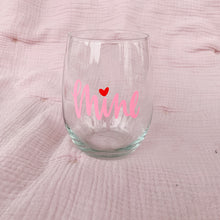 Load image into Gallery viewer, Mine &amp; Mine Too wine glasses
