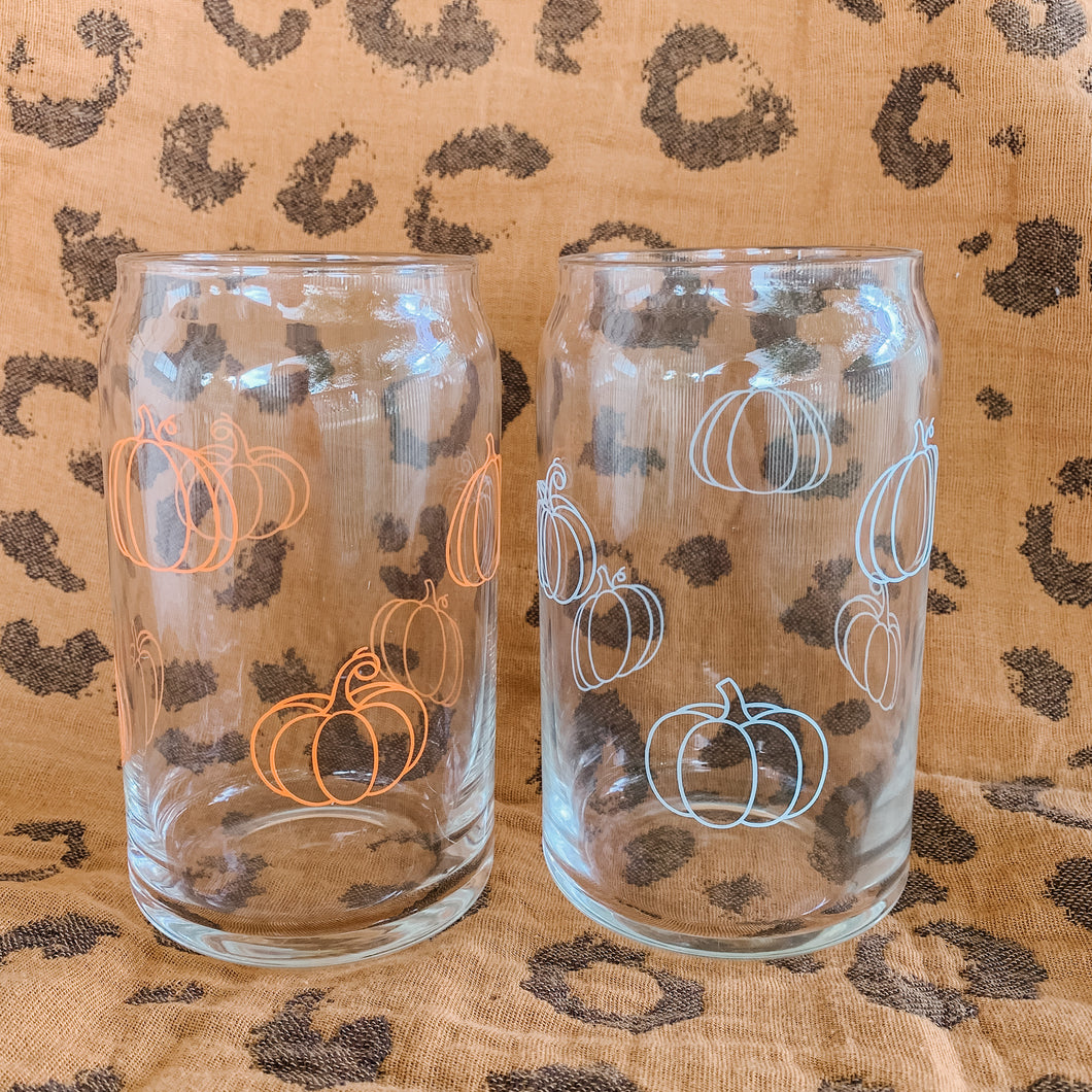 pumpkin can glass