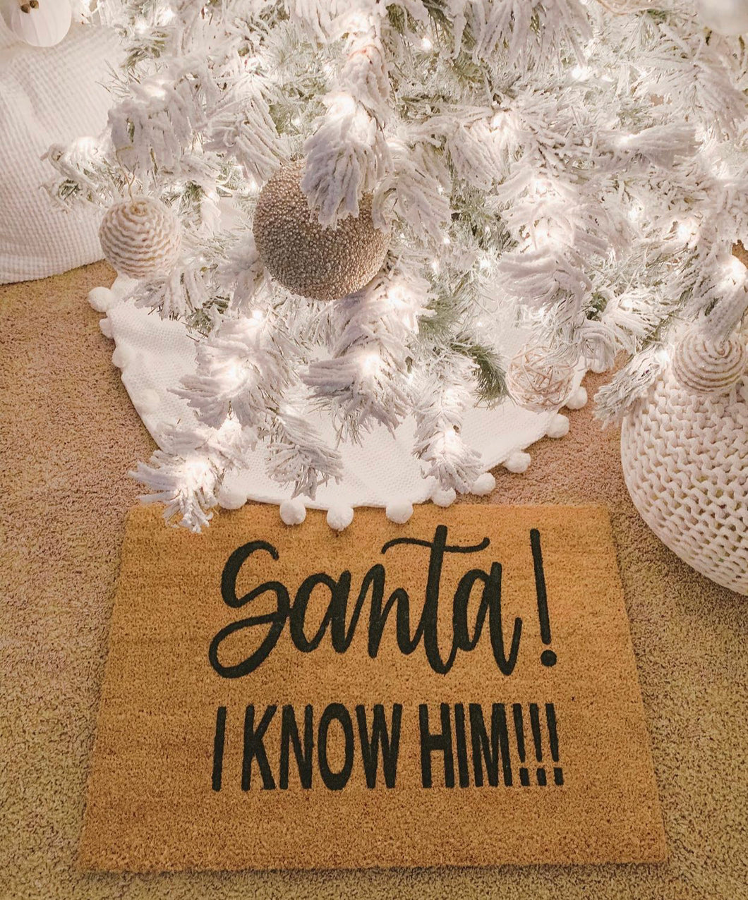 santa doormat