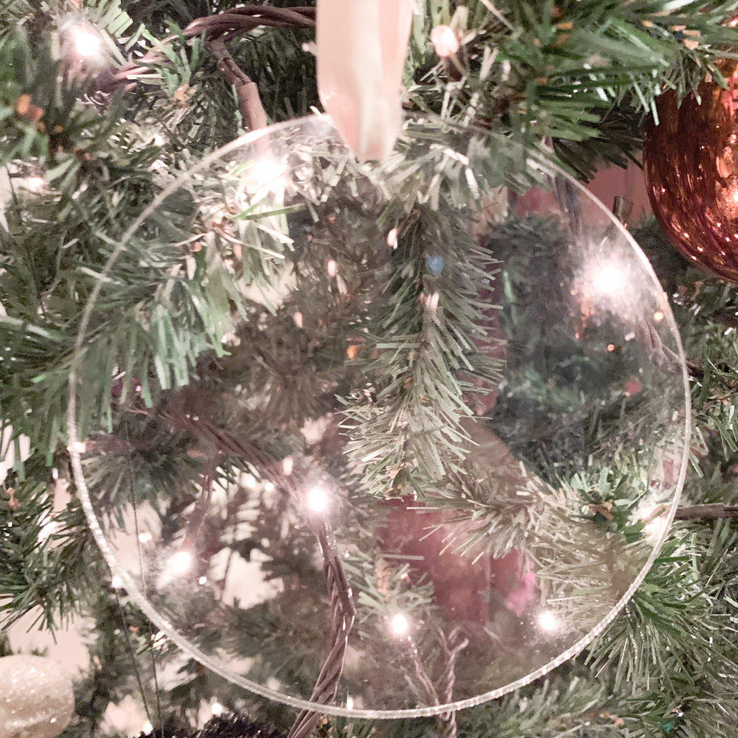 custom acrylic ornament
