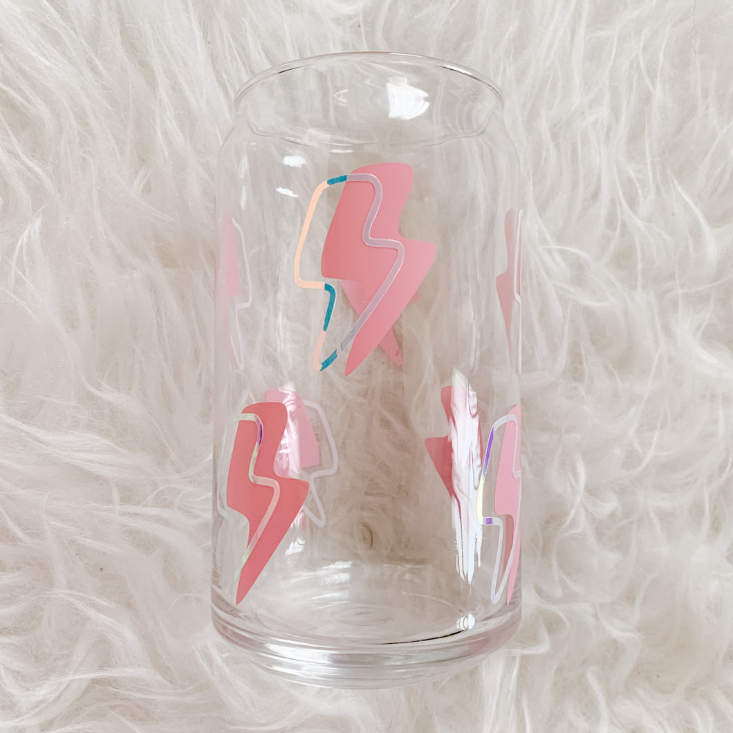 lightning bolt glass