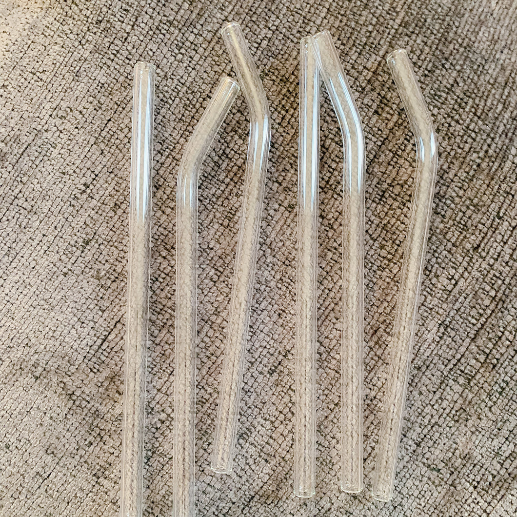 glass straws