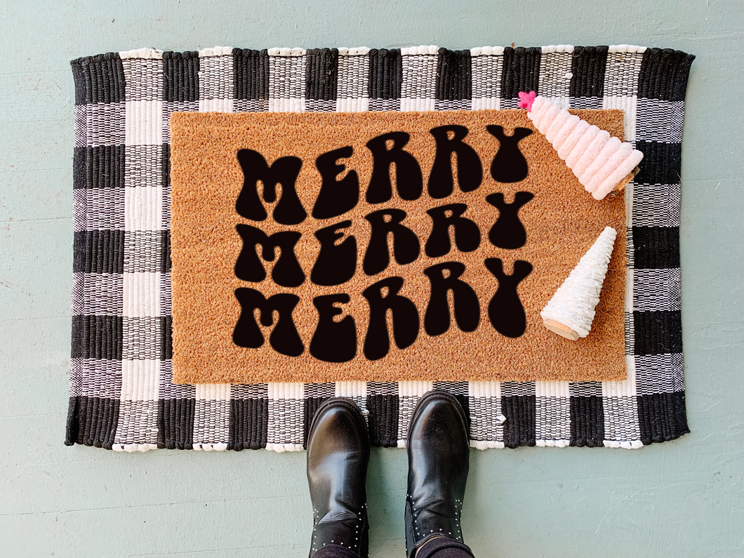 merry merry merry doormat