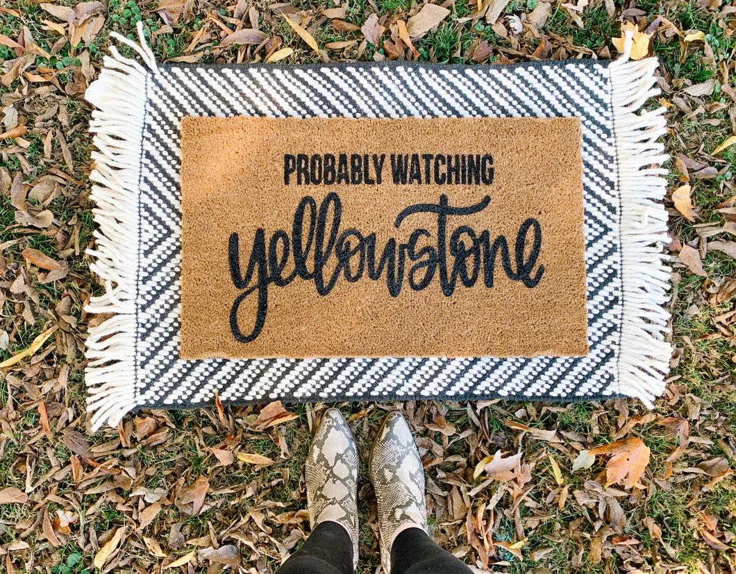 Yellowstone doormat